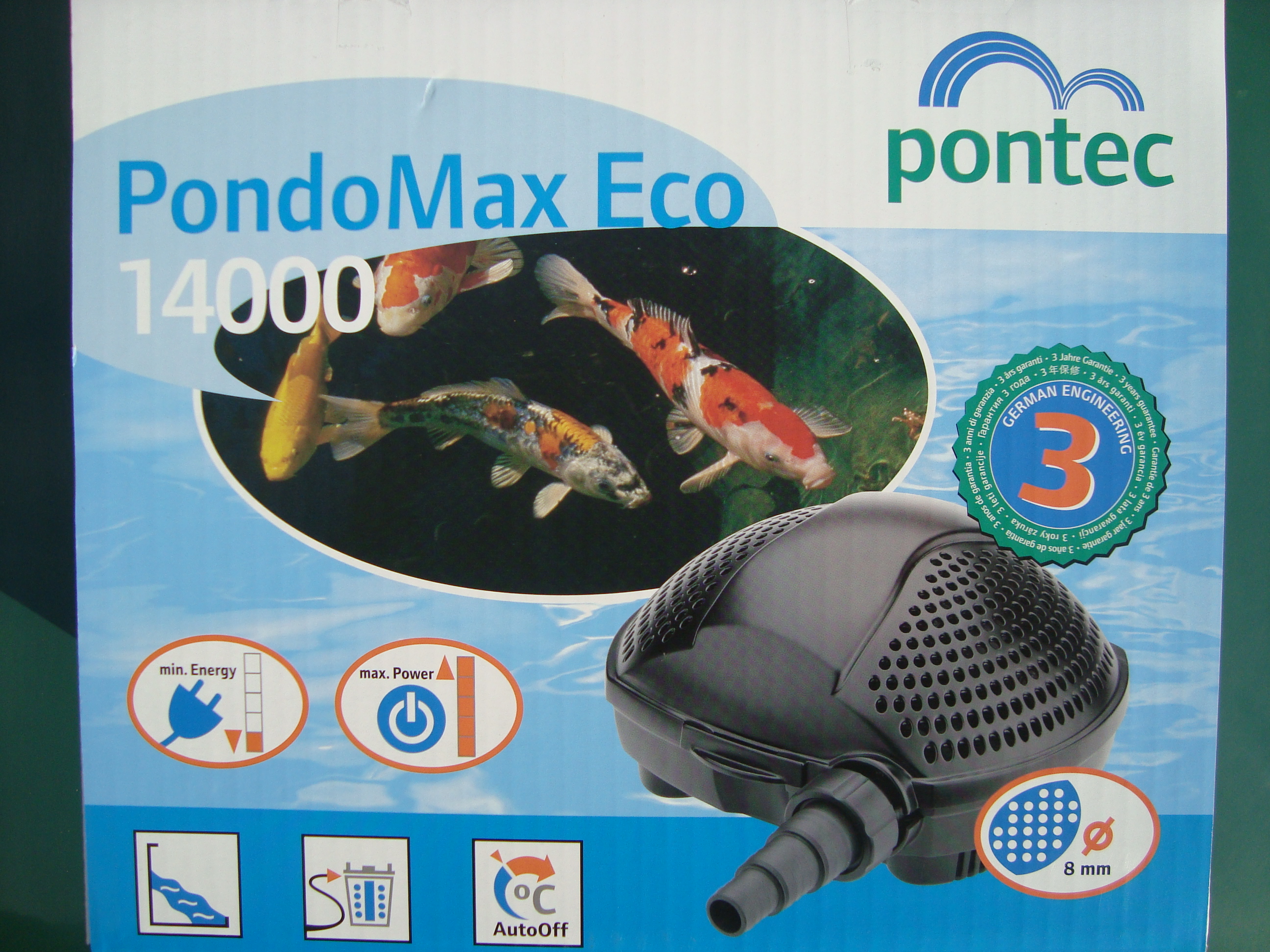 Jazierk. čerp. Pontec PondomaxEco14000 cena 157.-€ s DPH