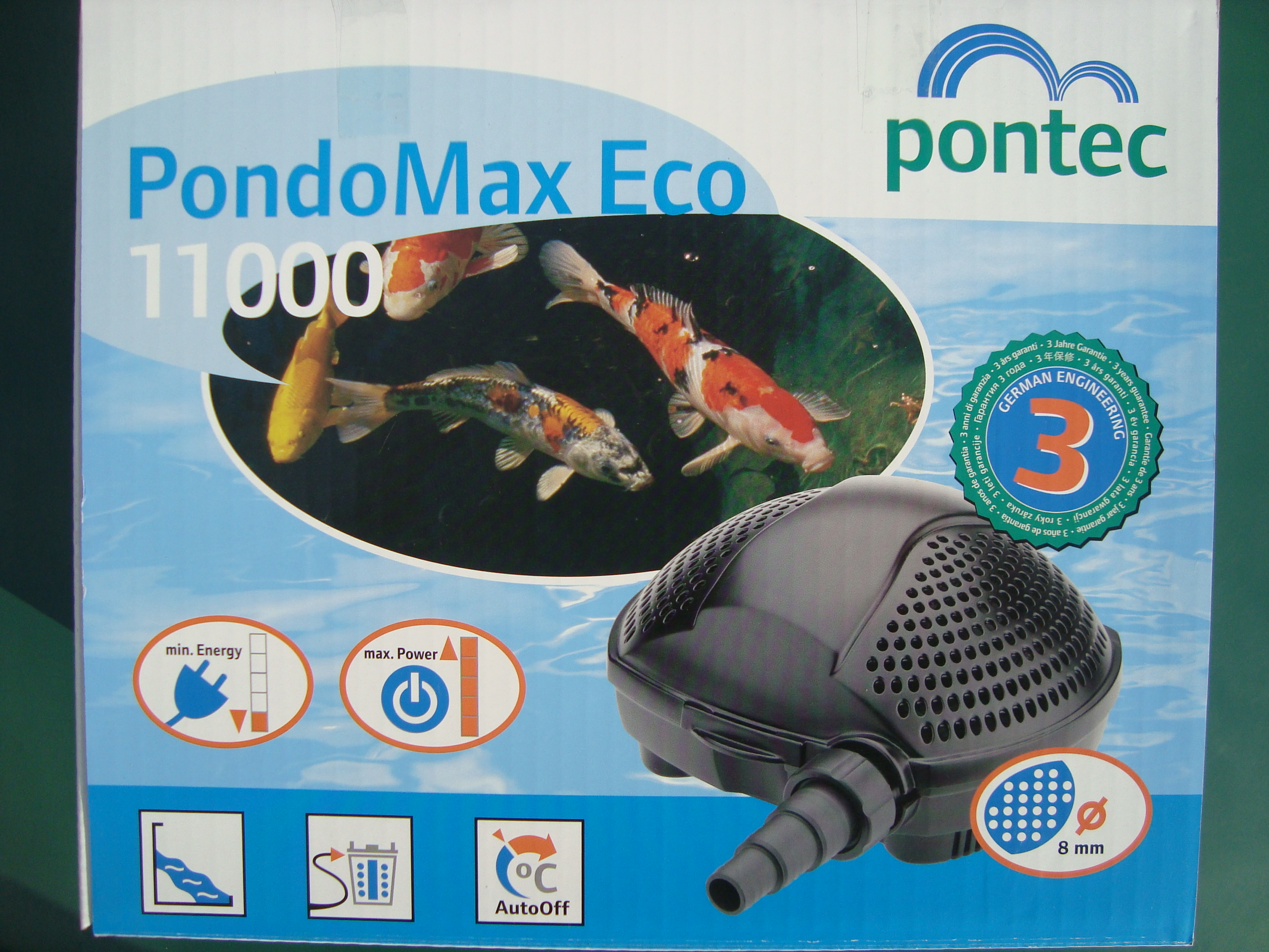Jazierk. čerp. Pontec Pondomax Eco 11000 cena 155.-€ s SPH