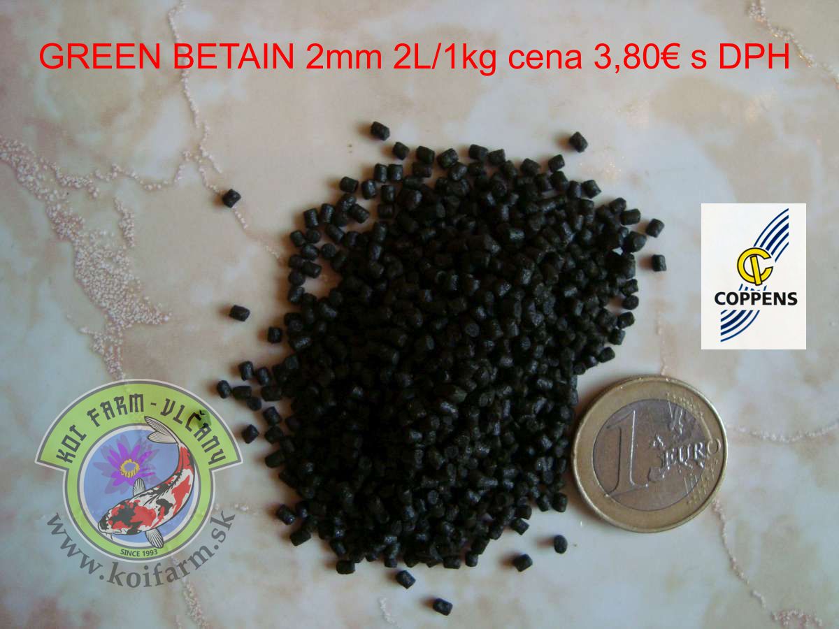 Green Betain Halibut 2mm cena 3.80€/1kg s DPH 
